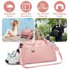 Gym Duffle Bag with Shoe Compartment & Wet Pocket 37L Waterproof Sports Travel Bag for Men Women Carry On Weekender Overnight Tote with Adjustable Sho